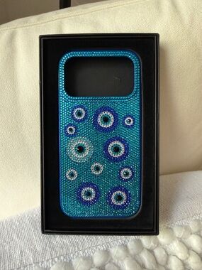 JW PEI | Evil Eye Crystal Embellished Phone Case | iPhone 17 Pro Max